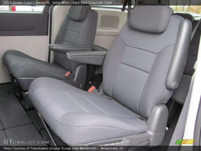 Stone White / Dark Slate Gray/Light Shale 2010 Dodge Grand Caravan SE