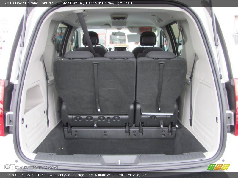 Stone White / Dark Slate Gray/Light Shale 2010 Dodge Grand Caravan SE