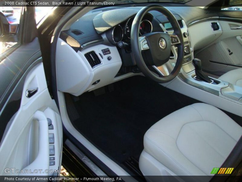 Black Raven / Light Titanium/Ebony 2008 Cadillac CTS Sedan