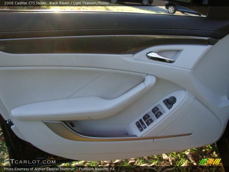 Black Raven / Light Titanium/Ebony 2008 Cadillac CTS Sedan