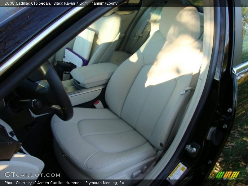 Black Raven / Light Titanium/Ebony 2008 Cadillac CTS Sedan