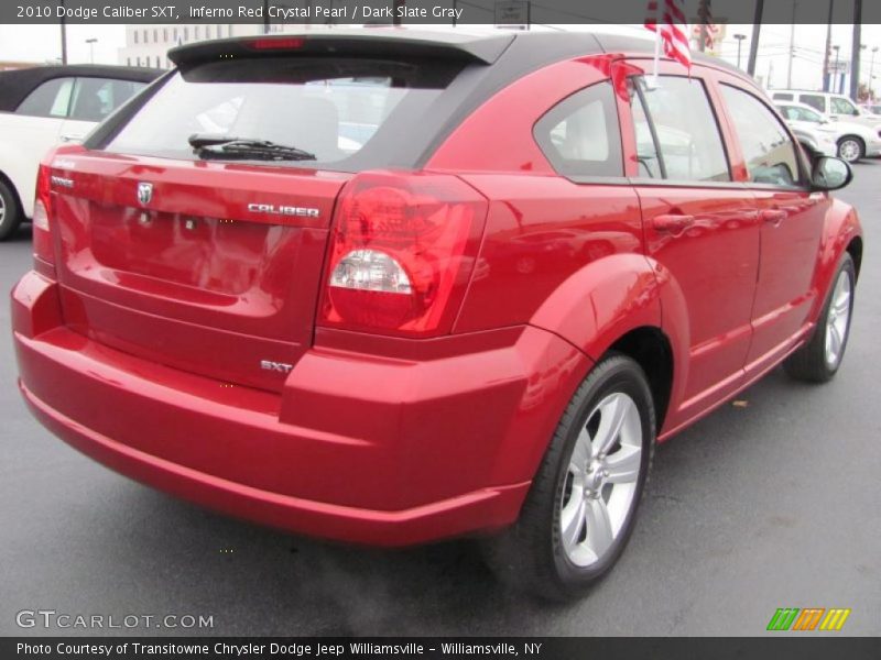 Inferno Red Crystal Pearl / Dark Slate Gray 2010 Dodge Caliber SXT