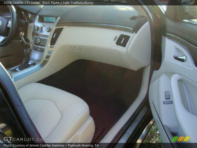 Black Raven / Light Titanium/Ebony 2008 Cadillac CTS Sedan