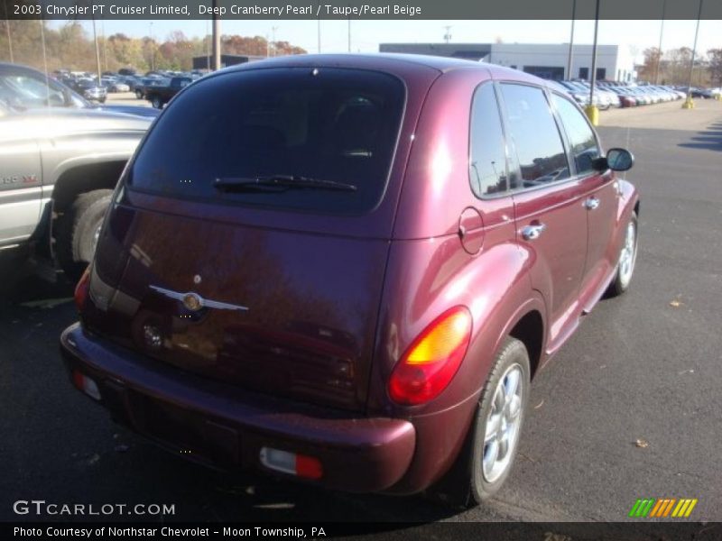 Deep Cranberry Pearl / Taupe/Pearl Beige 2003 Chrysler PT Cruiser Limited