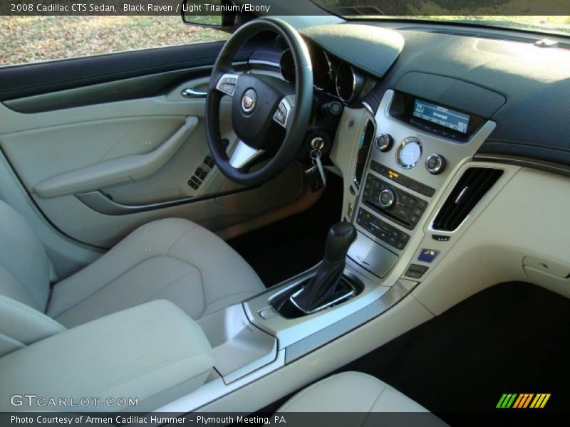 Black Raven / Light Titanium/Ebony 2008 Cadillac CTS Sedan