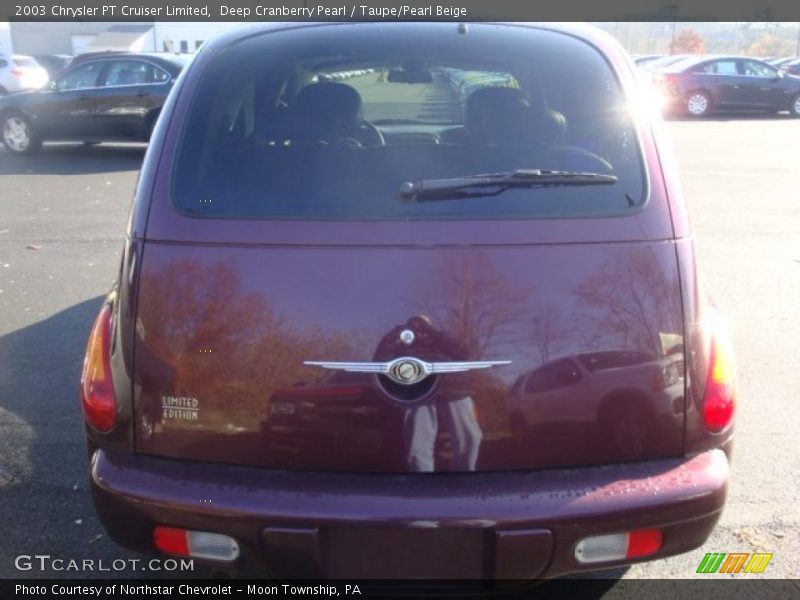 Deep Cranberry Pearl / Taupe/Pearl Beige 2003 Chrysler PT Cruiser Limited