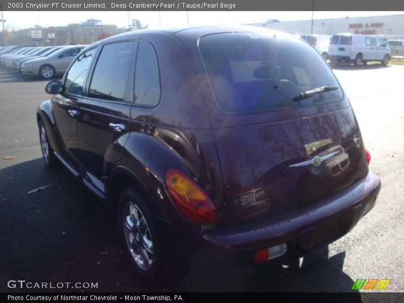 Deep Cranberry Pearl / Taupe/Pearl Beige 2003 Chrysler PT Cruiser Limited