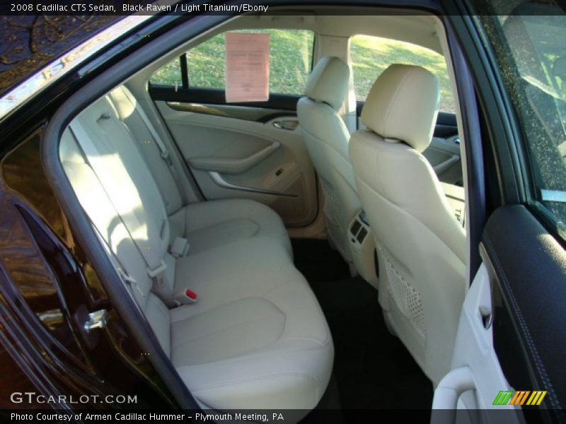 Black Raven / Light Titanium/Ebony 2008 Cadillac CTS Sedan