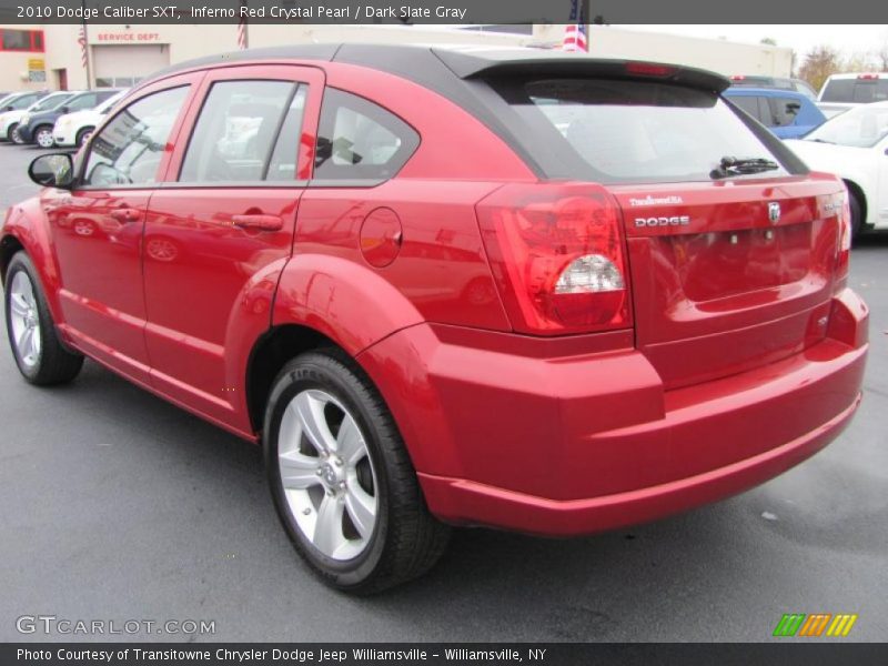 Inferno Red Crystal Pearl / Dark Slate Gray 2010 Dodge Caliber SXT