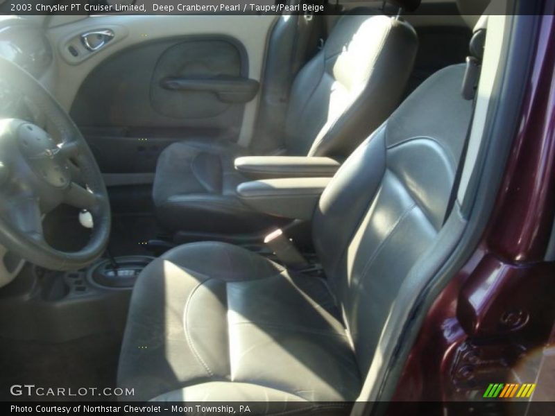 Deep Cranberry Pearl / Taupe/Pearl Beige 2003 Chrysler PT Cruiser Limited