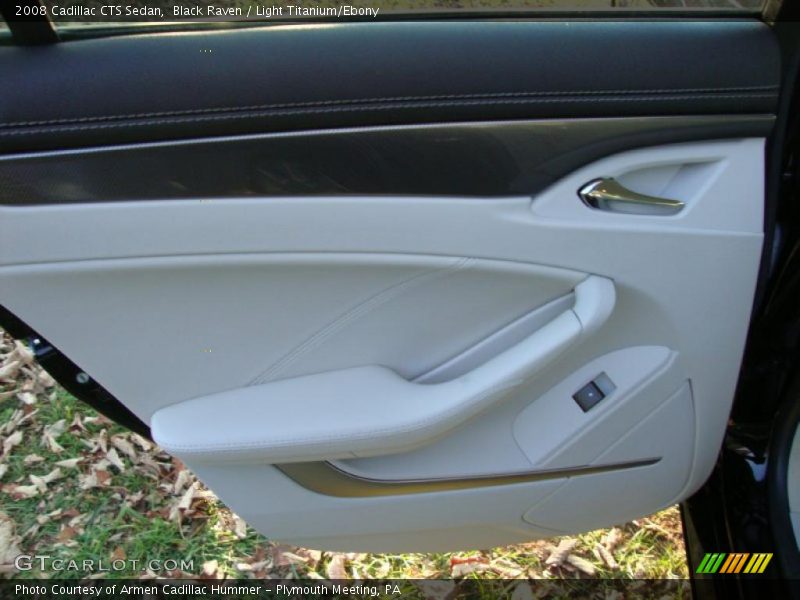 Black Raven / Light Titanium/Ebony 2008 Cadillac CTS Sedan