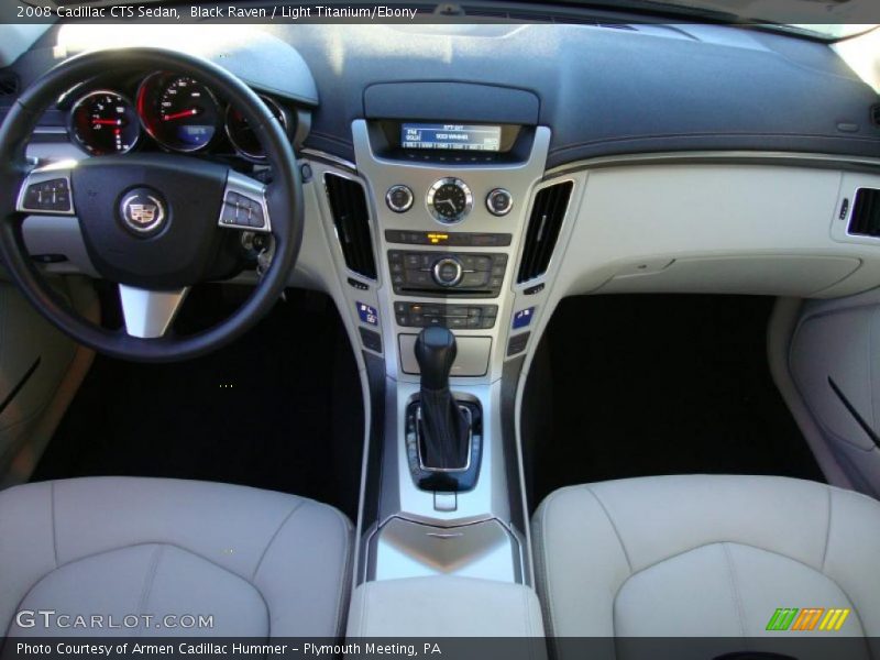 Black Raven / Light Titanium/Ebony 2008 Cadillac CTS Sedan