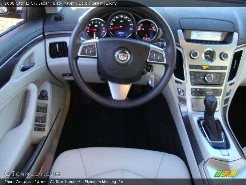 Black Raven / Light Titanium/Ebony 2008 Cadillac CTS Sedan