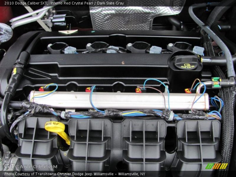 Inferno Red Crystal Pearl / Dark Slate Gray 2010 Dodge Caliber SXT