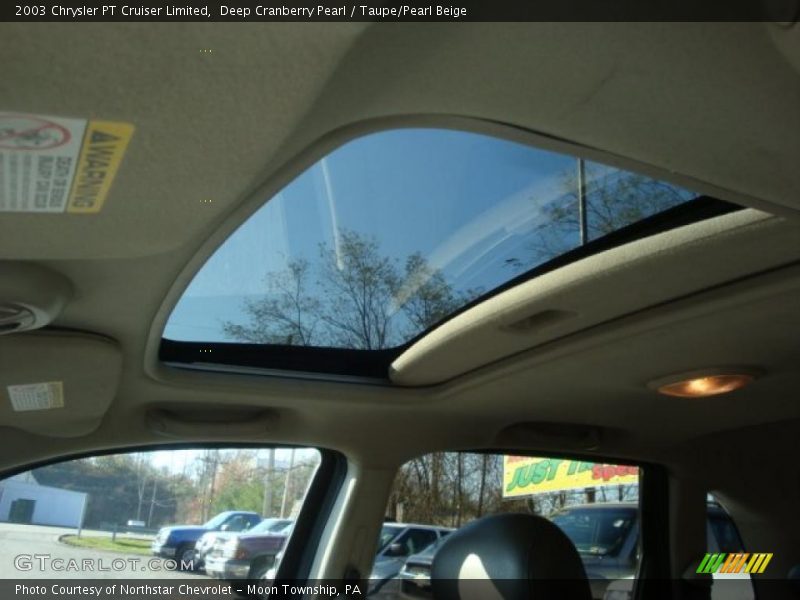 Sunroof of 2003 PT Cruiser Limited