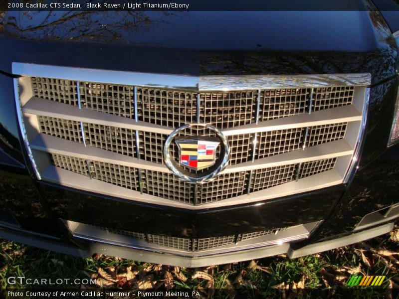 Black Raven / Light Titanium/Ebony 2008 Cadillac CTS Sedan