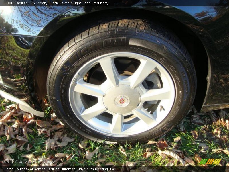Black Raven / Light Titanium/Ebony 2008 Cadillac CTS Sedan