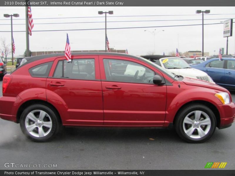 Inferno Red Crystal Pearl / Dark Slate Gray 2010 Dodge Caliber SXT