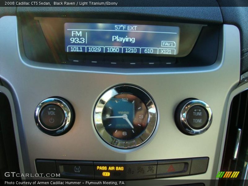 Black Raven / Light Titanium/Ebony 2008 Cadillac CTS Sedan