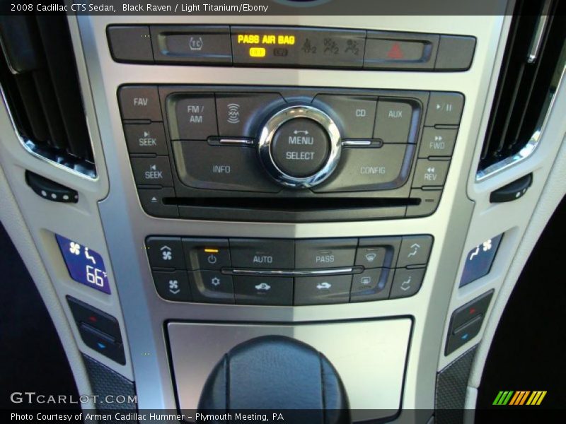 Black Raven / Light Titanium/Ebony 2008 Cadillac CTS Sedan