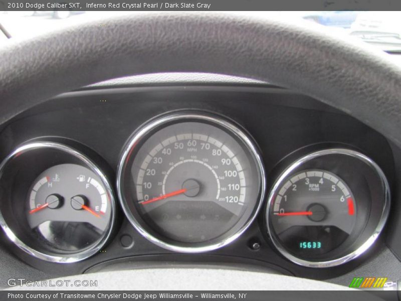 Inferno Red Crystal Pearl / Dark Slate Gray 2010 Dodge Caliber SXT