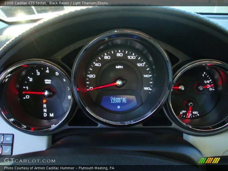 Black Raven / Light Titanium/Ebony 2008 Cadillac CTS Sedan