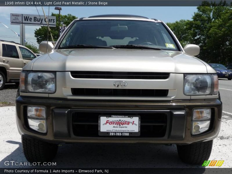 Light Gold Pearl Metallic / Stone Beige 1998 Infiniti QX4 4x4