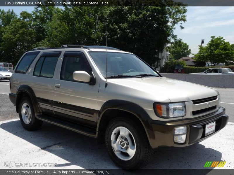 Light Gold Pearl Metallic / Stone Beige 1998 Infiniti QX4 4x4