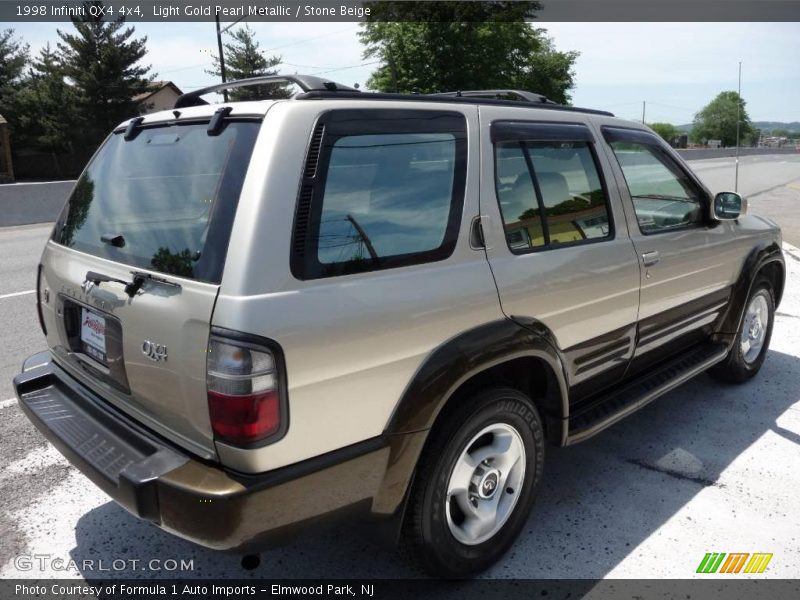 Light Gold Pearl Metallic / Stone Beige 1998 Infiniti QX4 4x4