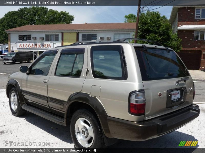 Light Gold Pearl Metallic / Stone Beige 1998 Infiniti QX4 4x4
