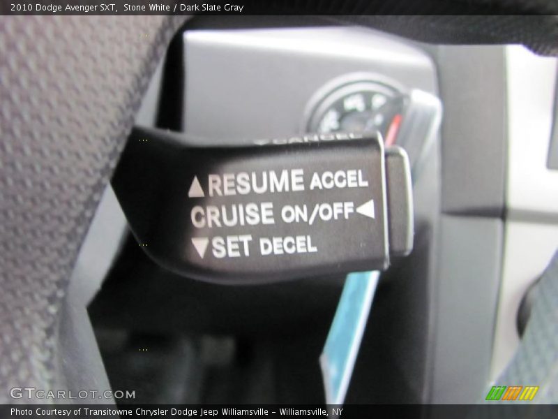Stone White / Dark Slate Gray 2010 Dodge Avenger SXT