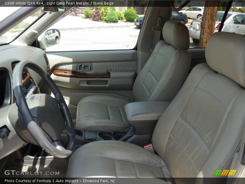 Light Gold Pearl Metallic / Stone Beige 1998 Infiniti QX4 4x4