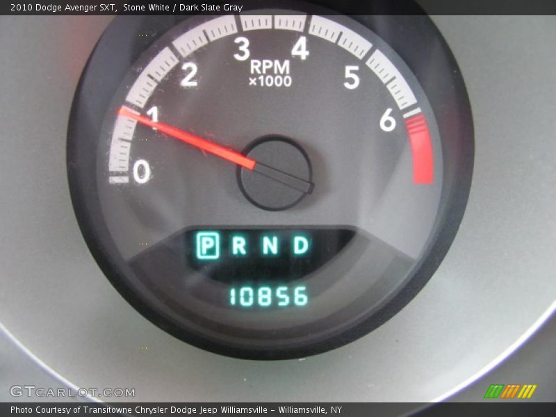Stone White / Dark Slate Gray 2010 Dodge Avenger SXT