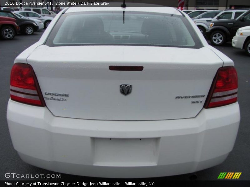 Stone White / Dark Slate Gray 2010 Dodge Avenger SXT