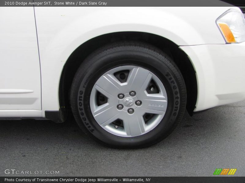 Stone White / Dark Slate Gray 2010 Dodge Avenger SXT