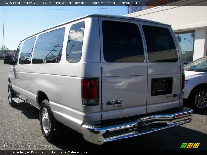 Ingot Silver Metallic / Medium Flint 2010 Ford E Series Van E350 XLT Passenger Extended