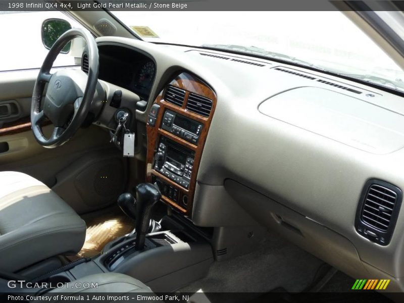 Light Gold Pearl Metallic / Stone Beige 1998 Infiniti QX4 4x4