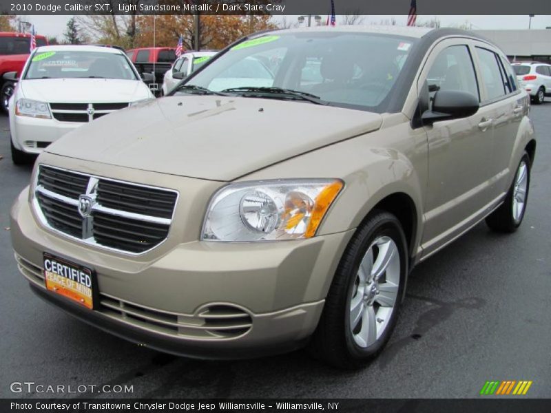 Light Sandstone Metallic / Dark Slate Gray 2010 Dodge Caliber SXT