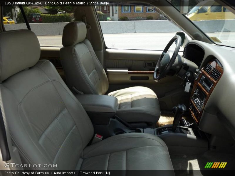 Light Gold Pearl Metallic / Stone Beige 1998 Infiniti QX4 4x4