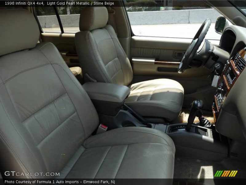 Light Gold Pearl Metallic / Stone Beige 1998 Infiniti QX4 4x4