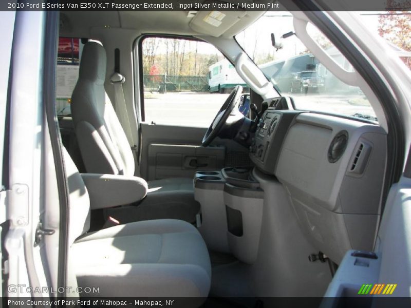 Ingot Silver Metallic / Medium Flint 2010 Ford E Series Van E350 XLT Passenger Extended