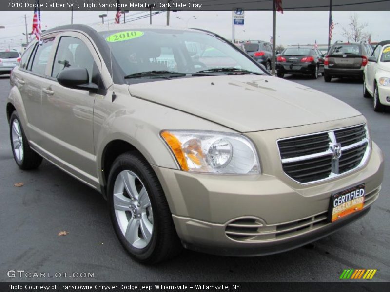 Light Sandstone Metallic / Dark Slate Gray 2010 Dodge Caliber SXT