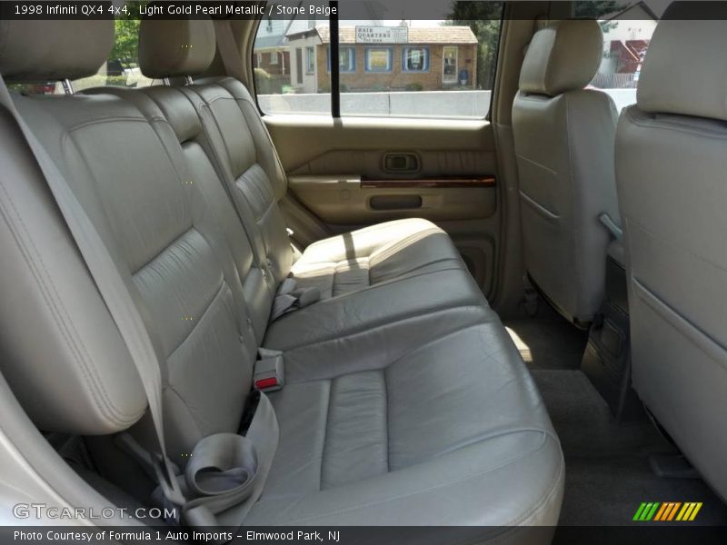 Light Gold Pearl Metallic / Stone Beige 1998 Infiniti QX4 4x4