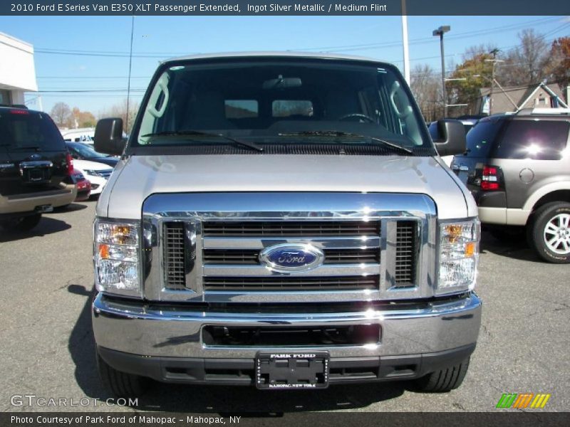 Ingot Silver Metallic / Medium Flint 2010 Ford E Series Van E350 XLT Passenger Extended