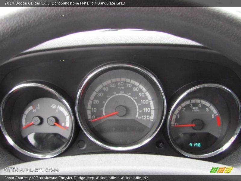 Light Sandstone Metallic / Dark Slate Gray 2010 Dodge Caliber SXT