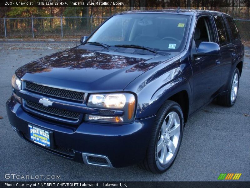 Imperial Blue Metallic / Ebony 2007 Chevrolet TrailBlazer SS 4x4