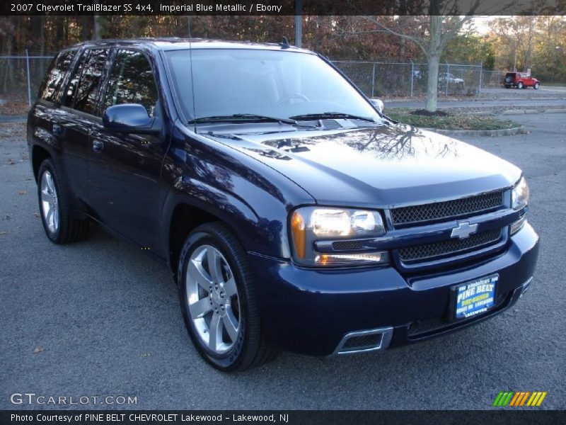 Imperial Blue Metallic / Ebony 2007 Chevrolet TrailBlazer SS 4x4