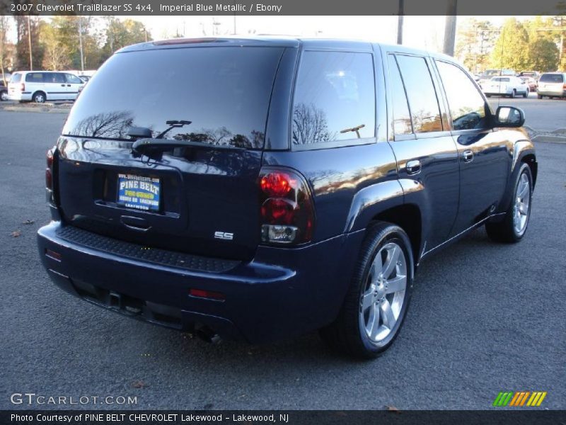 Imperial Blue Metallic / Ebony 2007 Chevrolet TrailBlazer SS 4x4