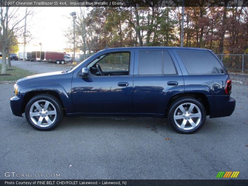 Imperial Blue Metallic / Ebony 2007 Chevrolet TrailBlazer SS 4x4