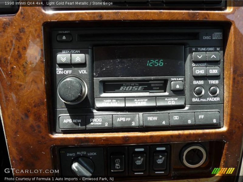 Light Gold Pearl Metallic / Stone Beige 1998 Infiniti QX4 4x4